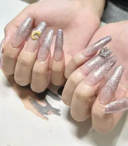 チップ（長さ出し）オフ込みワンカラーorラメーグラデション🎀💅