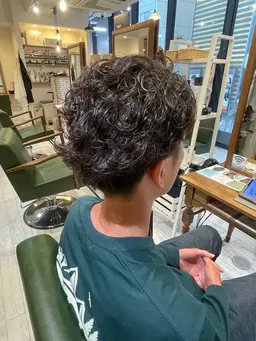 メンズカットパーマ！
