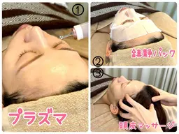 【当日限定✨施術後にモデリングパックプレゼント🎁】最新プラズマフェイシャルエステお顔全体💖ヒト幹細胞美容液導入😌