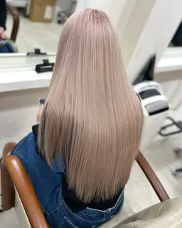 【人気No.1🪩👱🏻‍♀️🤍】トリプルカラー（ブリーチ込み） ＋ ケアトリートメント🛁🫧