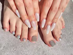 (初回他店オフ/ケア込)ハンド👐選べるマグネット🩵