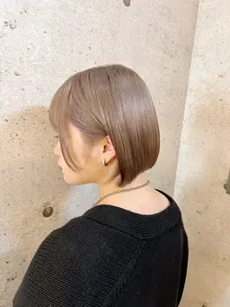 カット+ダブルカラー(ケアブリーチ)+髪質改善 18500円