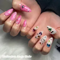 【他店オフ無料】アート6本＋ワンカラー or グラデーション