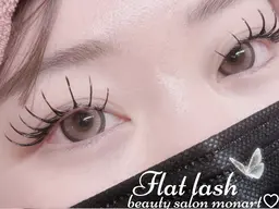 フラットラッシュ120本/エクステオフなし