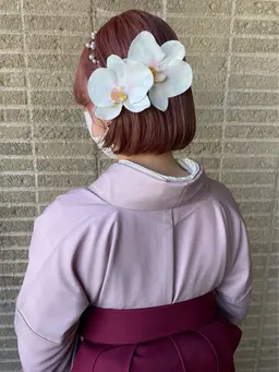 【 卒業式 】袴着付け👘🤍(注意事項あります)⚠️2日前​〜​当日即予約NG、問い合わせ可