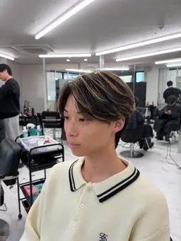 よりオシャレに♪メンズカット+ハイライトメッシュ入れ放題<#メンズ>