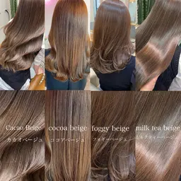 【ミニモ学割🌸】カット+ケアブリーチ+艶カラー+超音波アイロントリートメント