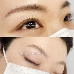 10分でメイクが終わる💄ラッシュリフト+美眉スタイリング✨《ブロウラミネーション/ハリウッドブロウリフト》