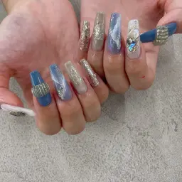 オフ込🌼チップ長さ出し＊ジェルのせ放題