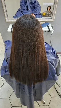縮毛矯正×カット×トリートメント✨（セルフブロー）