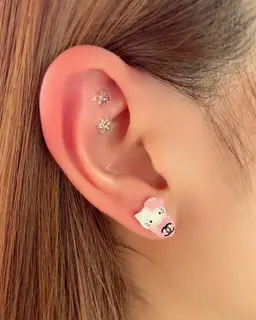 耳つぼジュエリー　６粒（ 片耳３粒 ）