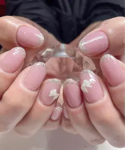[オフ込み+ケーア付き] 💅シンプルネイル💅アート2～3本程度💅パラジェル