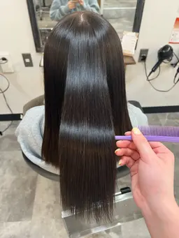 【女性人気No.1🏆贅沢フルコース✨️】🫧小顔カット+透明感フルカラー+髪質改善Tr🫧韓国風ヘアもOK︎💕︎︎