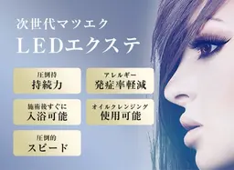 【LEDマツエク】フラットラッシュ120本