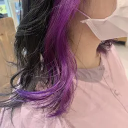 🍇メンテナンスカット✂︎インナーカラー＋1stepトリートメント🍇
