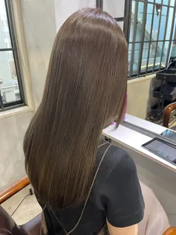 【サイエンスアクアトリートメント】＋【透明感カラー】