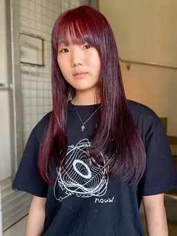 【2025年12月年末限定メニュー✨】"暖色"カラー🍷➕前髪カット➕プチトリートメント