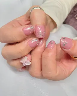 🌸【練習モデル様募集】ハンド/フット💅ジェルオフのみ《小さいパーツのみ/パーツなしの方》学生証提示で200円OFF