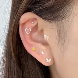 【パーツ多⭕️】選び放題🫶耳つぼジュエリー10粒(両耳)¥3000💠.𖥔 ݁