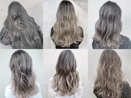 【全頭ブリーチ苦手な方へ🌻】極細ハイライト+全体ブリーチなし透明感カラー+1step Aujuaトリートメント