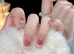 ❄️チークネイル+マグネットフレンチ❄️オフあり