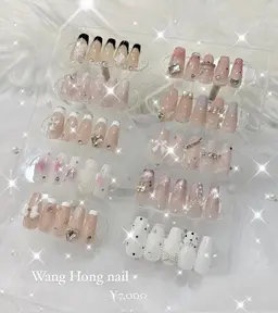 【オフ無料】✨★定額ワンホンネイル★¥7500💅流行りのワンホン/ちゅるんネイル/サンプルから選んでいただけます!