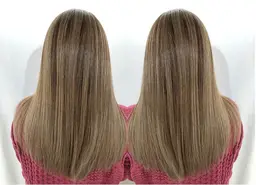 【💎🎉ブリーチ毛にも可能🎉💎】　カット+酸性ストレート