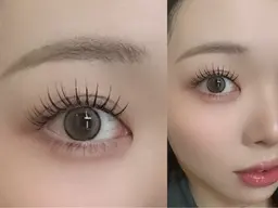 【オフ込み】軽量フラットラッシュ100本/下まつ毛30本無料♪￥3000