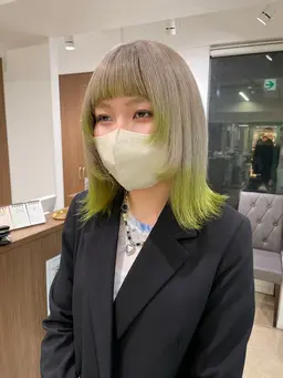 平日限定🫶メンテナンスカット+ダブルカラー+トリートメント🤍