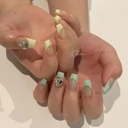 【ご新規様オフ ¥0】French nail🎀🫧パラジェル、フィルイン対応🧁お持ち込みデザイン可能です♡♡