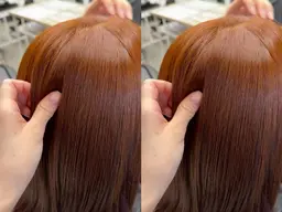 《🌟ダメージレスの透明感🌟》ブリーチを使わないダブルカラー+トリートメント💟