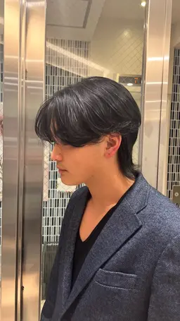 【パーマ人気No.2】メンズカット＋韓国風ダウンパーマ