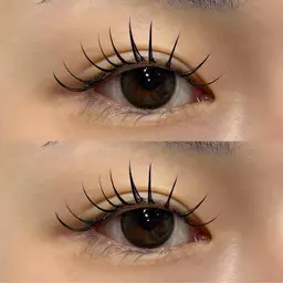 【冬に盛れるワンホンまつ毛🌙🌹オフ込】持続性UP◎フラットマットラッシュ120本+下まつ毛20本✨[ミニモ特別価格]