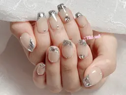 【限定モデル】【チップ長さだし】★ガラスフレンチ ¥12980yen