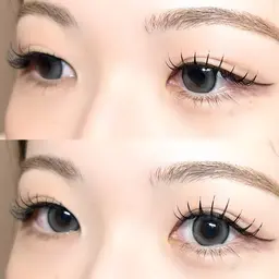 マツエク100本&アイブロウWax