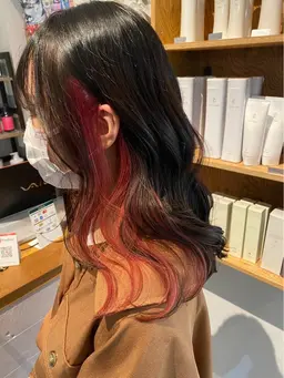 【カット➕インナーブリーチ➕カラー】