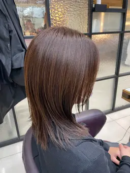 「新規様限定✨️」似合わカット＋透明感🆙ナチュラルカラー¥11220円➜¥8800円  ロング料金鎖骨下+1100円