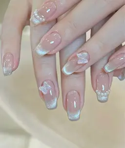 💕ワンホマグネットフレンチネイル