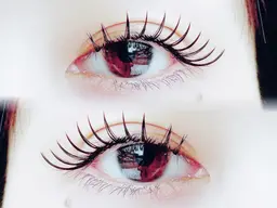 【新規】¥6,000🎀🤍ダブルフラットラッシュ両目60束(120本)+¥550でLEDに変更可◎