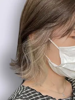 ミニモ学割インナーカラー+似合せカット+トリートメント