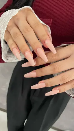 【ハンド】長さだし10本＋シンプルコース(ワンカラー、グラデーション) オフなし