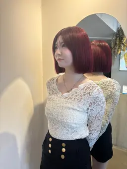 【秋冬おすすめ暖色カラー🍁】ケア剤入りワンカラー(暖色限定)