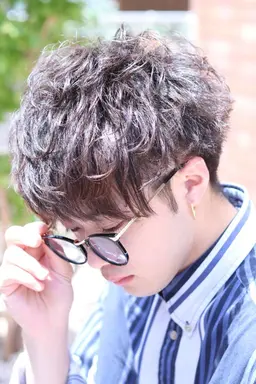 『メンズ限定』カット+パーマ+クイックTR