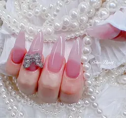 9月限定新規　オフなし　チップ長さ出しワンカラーorマグネット　保湿オイルケア込み