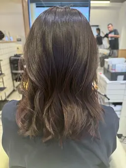 カット、中性デジタルパーマ、トリートメント