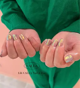 【60分オフあり】パーツデコ・ロング・ハードオフ別途💎全色カラー/ミラーネイル✨フィルイン可＃天王寺