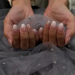 撮影モデル・ハンドジェルお持ち込み<カラー3色、パーツ5​〜​10粒まで>オフ無し