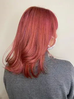 【外国人風や派手髪も！】ダブルカラー(ケアブリーチ使用)