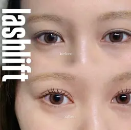 🎀まつげパーマorパリジェンヌ+アイブロウ𓂃🎀𓈒𓏸（➕¥700で間引き追加）