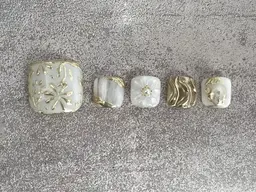 (オフ/ケア込)フットサンプルから選ぶアートコース🍒✨️